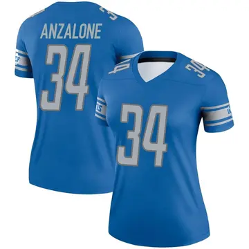 Women's Alex Anzalone Detroit Lions Legend Blue Jersey