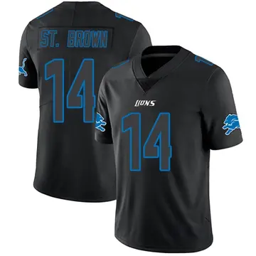 Youth Amon-Ra St. Brown Detroit Lions Limited Black Impact Jersey