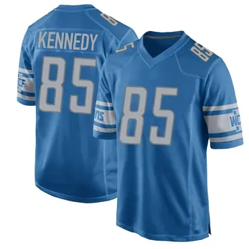 Youth Tom Kennedy Detroit Lions Game Blue Team Color Jersey