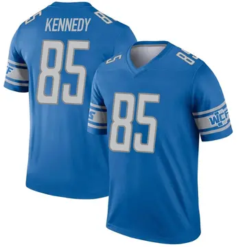 Youth Tom Kennedy Detroit Lions Legend Blue Inverted Jersey