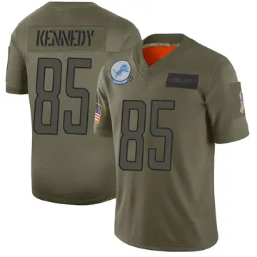 Youth Tom Kennedy Detroit Lions Limited Camo 2019 Salute to Service Jersey